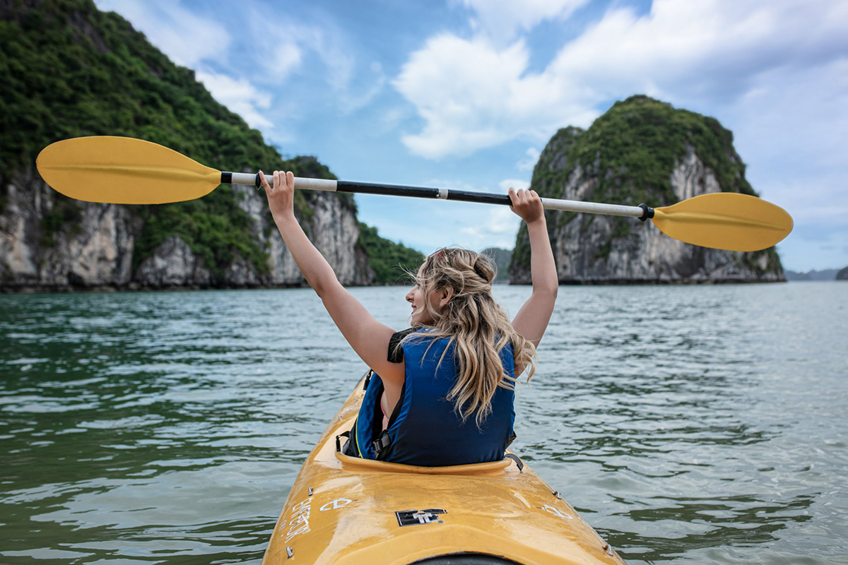 Kayaking at Lan Ha Bay World Mate Travel 